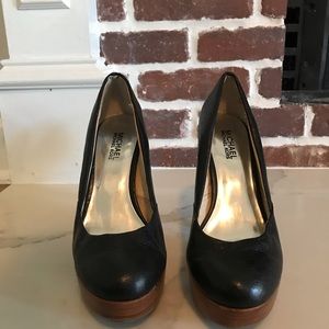 MICHAEL by MICHAEL KORS SHOES 8 Black Leather 3”